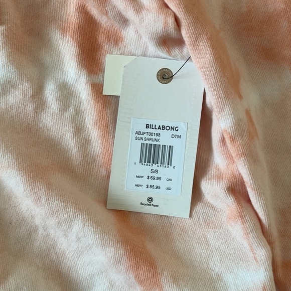 Billabong Sun shrunk tie dye crewneck sweatshirt small NWT - Picture 5 of 6